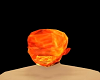 flaming head