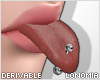 Pierced Tongue 8 F