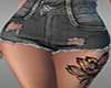 Black Tattoo Shorts RL