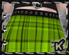 |K| School Skirt Green