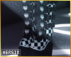 Her! Chess Heart Shoes