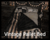 *Vintage Pallet Bed