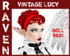 VINTAGE LUCY DOLL RED!