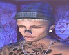 Beanie Plaid Blue