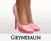 Loub pink patent heels