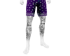 Purple Bandana Shorts