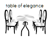 table of elegance