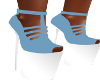 Lilou Blue Heels