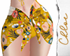 Sunny Floral Beach Skirt