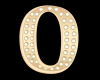 Marquee Letter O
