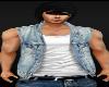 BLUE Jeans Pants White Tee Shirt Vests Black Belts Cheap Muscles