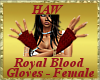 Royal Blood Gloves - F