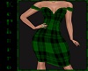 Plaid Green Dress