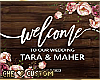 !C Our Wedding Sign