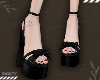 L heels black yala