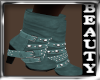 teal beauty boots