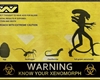 Alien Warning Poster
