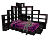 Black & Pink Cheetah Bed