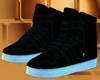 Black N Blue Shoes