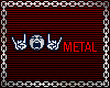 Metal Rocker Sticker