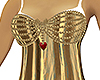 Gold Valentine Mini Dres