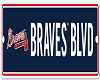 ATL  Braves Road Sign