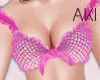Aki Frill Bikini Pink