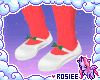 ✿ candy cane shoes