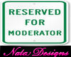 Reserved for moderators