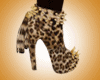 JET!Spiked Leopard Boots