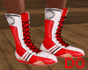 RED BOXING SHOES