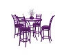 Purple club tableset