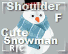 R|C Snowman Left Blue F