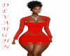 TIKI RED LACE DRESS