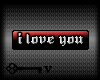 I Love You animated tag