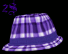 ~2S~ purple plaid hat
