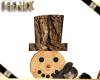Snowman Wood Kiss