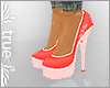 tr™ Simple Heels} Red
