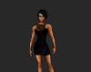 Black Short Dress Slim