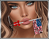 B*4th July Flag in Mouth
