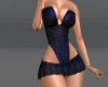 Blue Sparkle Corset Set