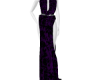 gothic purple gown