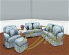 [JINI] Lt Blue Sofa Set