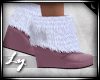 *LY* Furry Boots Lilac