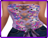 Purple Boho Corset