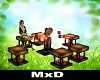 MxD- a table  heart ligh