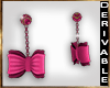 (A1)Dina pink earrings