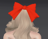 M - Red Bow