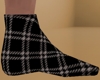 Black Socks Plaid (M)
