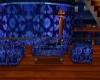 blue/blk sofa set *bd*